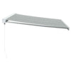 Bulliing Retractable Awning Anthracite and White 4x3 m R4R9