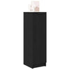 Black Oak Shoe Cabinet - 29.5 x 35 x 100.5 cm - Made of Engineered Wood