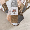 Boho Patchwork Bedspread Quilte Set Throw Rugs Bedding Pillowcases Double Size