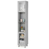 180CM Bathroom Cabinet Freestanding Slim Tower Cabinet Floor Storage Cabinet