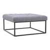 Large Square Footstool Chesterfield Pouffe Foot Stool Ottoman Bench Coffee Table