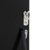 Black Metal A Frame Full Length Mirror Wall Hanging Or Floor Standing Dress Unit