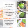 Non Stick Cast Iron Oven Proof Cooking Pot w/ Lid 4.7L Green, - By Nuovva