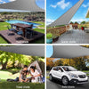 3.6M Heavy Duty Sun Shade Sail Garden Patio Awning Canopy UV Block Waterproof UK
