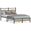 Bed Frame without Mattress Sonoma Oak 120x190 cm Small Double Engineered Wood