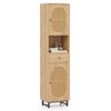 Living Room Storage Organizer Bathroom Cabinet w/Adjustable Shelves