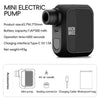 Bike Mini Electric Pump Portable Bicycle Pump Tire Inflator AV/FV Tool