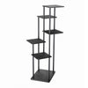 6Tier Metal Plant Display Stand Home Indoor Outdoor Garden Flower Pot Shelf Rack