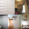 6 Pieces 3D Wall Panel Decorative Wall Tiles Cladding Wallpaper Waterproof Sheet