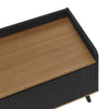 Modern TV Unit TV Stand Cabinet with Storage Media Units for Living Room Black