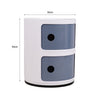 Modern Bedside Table Bedroom Sofa Side End Multi-functional Round Storage Unit