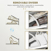 Narrow Shoe Storage Cabinet Rack 4 Flip Drawers 16 Pairs of Shoes Console Table
