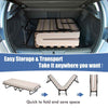 Camping Portable Bed Cot Folding Bed with Rolling Wheels