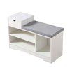 Shoe Storage Bench Cabinets Shoes Rack with Drawer,Cushion,Shelf Hallway Organis