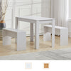 Compact 3PC Kitchen Dining Set Bar Table Bench Chair Home Space Saving Furniture