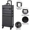 4 in 1 Large Makeup Case Trolley Cosmetic Hairdressing Vanity Beauty Storage Box