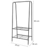 Heavy Duty Metal Clothes Rail Storage Garment Shelf Hanging Display Stand Rack