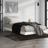 Bed Frame White 90x200 Engineered Wood K7O6