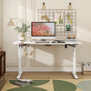 Electric Standing Desk Height Adjustable Sit to Stand Table Office 140cm White