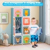 Portable 8-Cube Baby Closet Kids Wardrobe-Blue