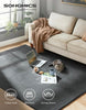 Grey Area Rug, 160 x 230 cm Living Room Rug, Non-Slip Carpet