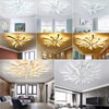 LED Ceiling Lights V-Shaped Living Room Bedroom Chandelier Lamp Fixtures Light o