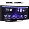 10.36" Touch Screen Portable Car Radio Wireless Apple CarPlay Android Auto BT FM