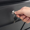 Grey Large Letter Box Post Mail Box Wall Mounted Post Box Lockable With 2 Keys