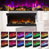 Electric Fireplace 12 Media Flame Insert LED Panoramic Living Room Heater