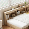 Wooden Storage Bed Frame With Slats and Shelves 3FT Single for Kids, Teenagers
