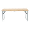 5.8ft Long Wooden Folding Garden Table Outdoor Picnic Table Beer BBQ Table