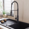 Modern Mono Kitchen Sink Mixer Taps 360° Pull Out Spray Spout Single Lever 2 Way