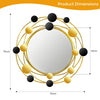 Modern Gold Accent Mirror Wall Mounted Fireplace Hallway Bedroom Bathroom Large