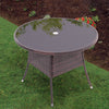 Coffee Table Poly Rattan Outdoor Garden Patio Tea Dining Tables Furniture