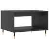Coffee Table Black 60x50x40 cm Engineered Wood