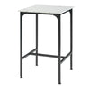 3 Piece Pub Dining Set, Industrial Counter Height Dining Sets with 2 Soft Stools