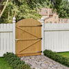 Wooden Garden Gate Pedestrian Privacy Fence Gate Porch Decorative Fence Panel