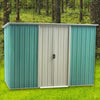 6 X 4FT Metal Garden Shed Outdoor Storage Tool Pent Roof Organizer Tools Box