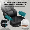 GT Player Luxury Office Executive Gaming PC Chair Ergonomic Computer + Footrest