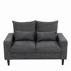 Modern L-Shaped Corner Sofa 2 3 Seater Armchair Couch With Footstool