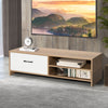 TV Stand for TVs up to 55 Inches Wooden TV Console Table Entertainment Center
