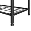 Industrial Coat Rack Stand with 7 Hooks Hangers Shoe Storage Bench Cabinet