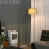 Metal Floor Lamp 131-186cm Bright Standing Lamp for Living Rooms Reading Lamp