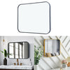 Wall Mounted Framed Mirror Vanity Makeup Bedroom Glass Dressing Mirror Shaped