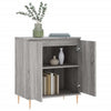 Sideboard Storage Cabinet - Grey Sonoma Engineered Wood with robust Legs A2K7