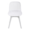 4pcs Dining Chairs Contemporary Lounge Dining Home Office Plastic Reception Seat