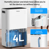 25L/Day Dehumidifier Electric Air De-Humidifier Portable Quiet 3 Modes 24H Timer