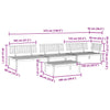 Cizuho 4 Piece Garden Pallet Sofa Set Solid Wood Acacia,Garden Corner S8Y4