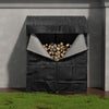 S/M/L Metal Firewood Fire Log Rack Wood Storage Rack Holder Indoor Outdoor Cover