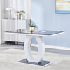 High Gloss Table Elegant Smooth Dining Room Furniture Rectangular Table 120cm